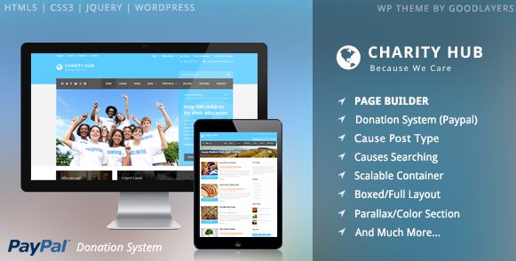Charity Hub Charity Nonprofit Fundraising WP