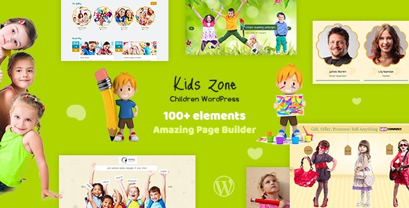 Kids Zone Responsive Children Theme