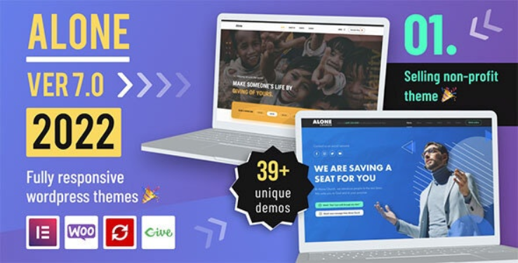 Alone - Charity Multipurpose Non-profit WordPress Theme