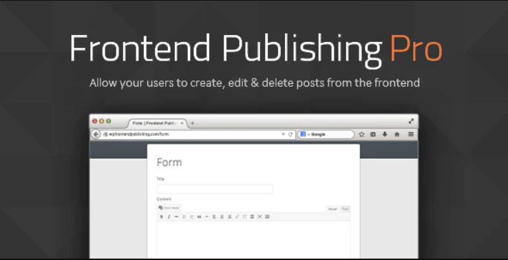Frontend Publishing Pro