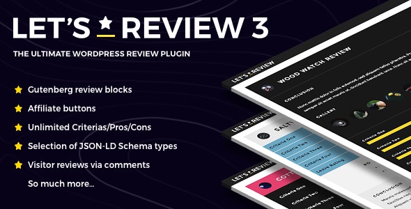 Let's Review WordPress Review Plugin With Affiliate Options