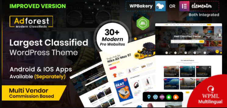 AdForest - Classified Ads WordPress Theme