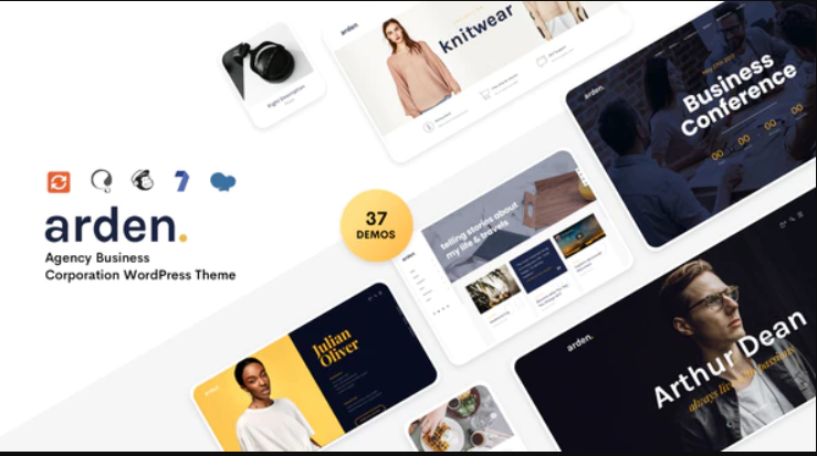Arden - A Sharp Modern Multipurpose WordPress Theme