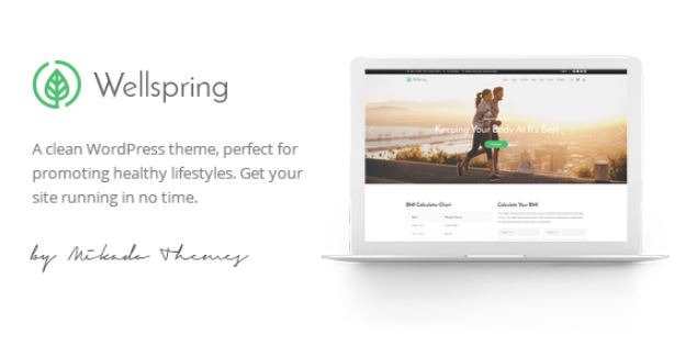 Wellspring - A Health, Lifestyle & Wellness Theme