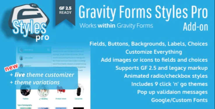 Gravity Forms Styles Pro Add-on