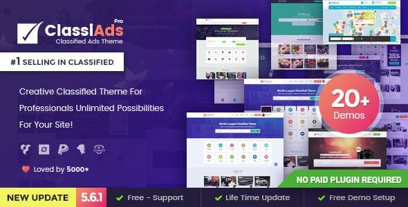 Classiads - Classified Ads WordPress Theme