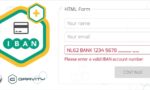 Gravity Forms IBAN Validation