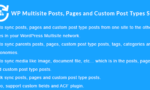 WordPress Multisite Posts, Pages and Custom Post Type Posts Sync
