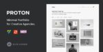 Proton - Minimal Portfolio Theme