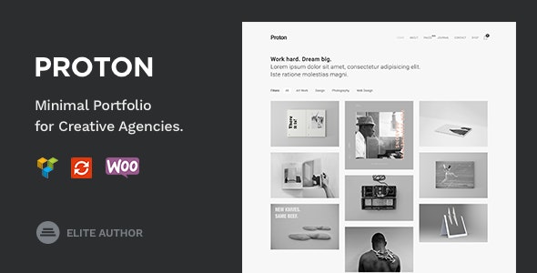 Proton - Minimal Portfolio Theme