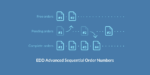 EDD Advanced Sequential Order Numbers