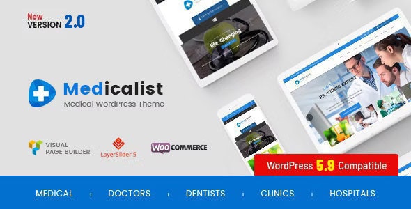 Medicalist - An All-in-One WP Medical Theme with Appointment and Blood Donation System