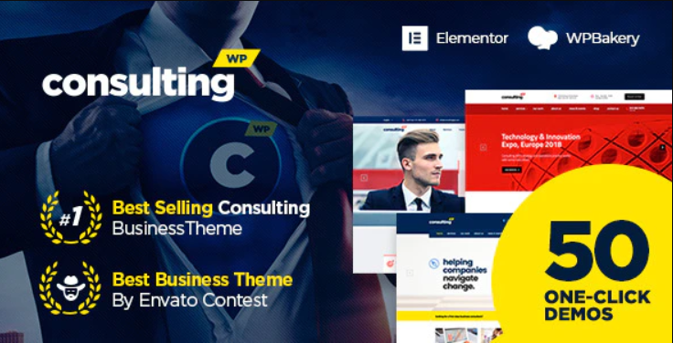 Consulting - Business, Finance WordPress Theme