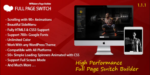 Full Page Switch - With Side Menu - Addon For WPBakery Page Builder