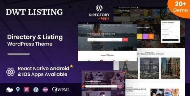 DWT - Directory & Listing WordPress Theme