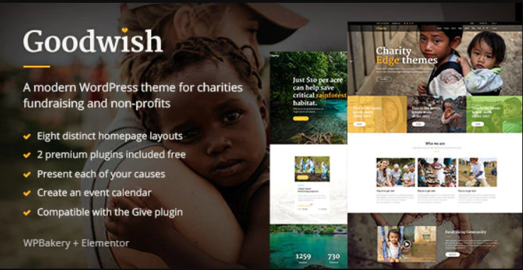 Goodwish - Charity & Nonprofit Theme