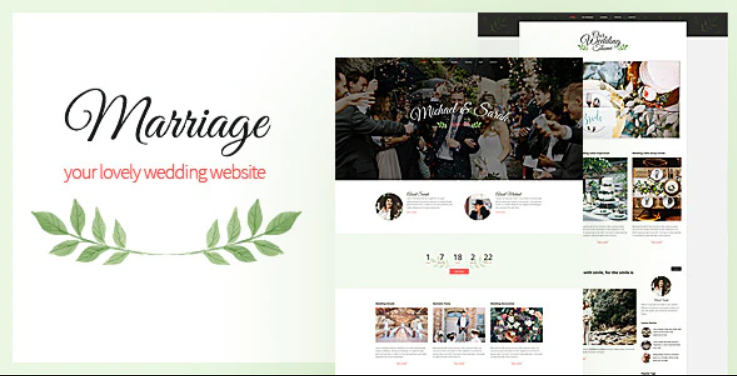 Marriage – Responsive Wedding WordPress Theme