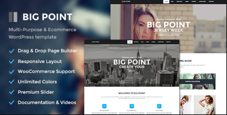 Big Point - Multi-Purpose & Ecommerce Theme