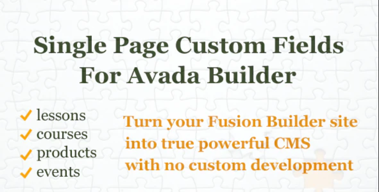 Custom Fields Element for Avada Builder