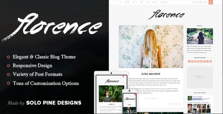 Florence - A Responsive WordPress Blog Theme