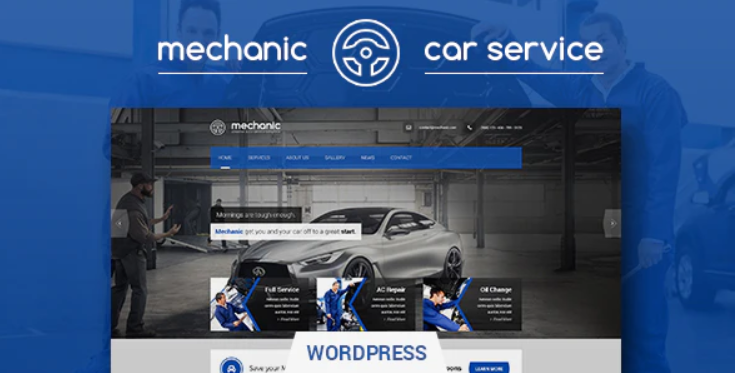 Mechanic - Car Service & Workshop WordPress Theme