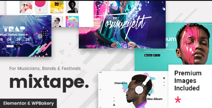 Mixtape - Music Theme for Artists & Festivals