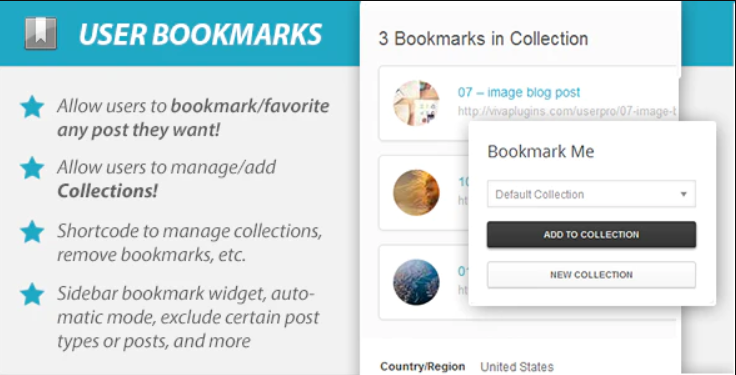 WordPress User Bookmarks (Standalone version)