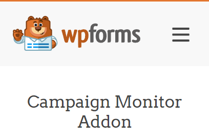 WPForms Campaign Monitor