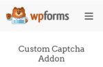 WPForms Custom Captcha