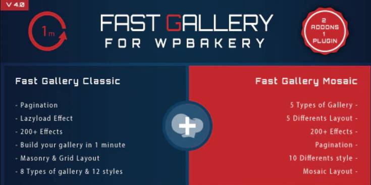 Fast Gallery for WPBakery Wordpress Plugin