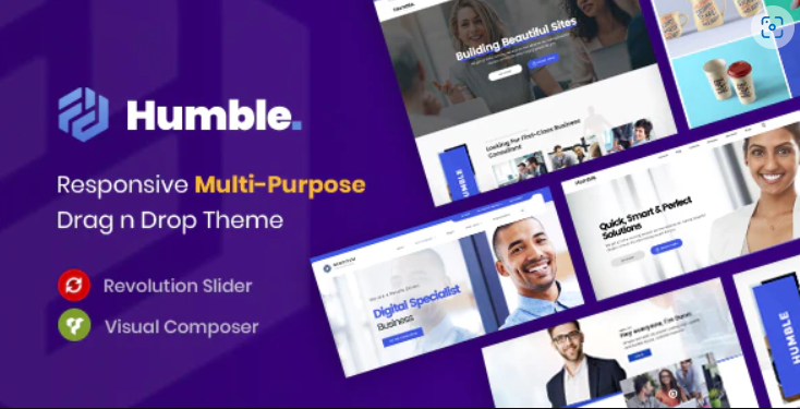 Humble Responsive Multi-Purpose Drag n Drop Theme