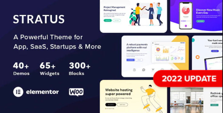 Stratus - App, SaaS & Software Startup Tech Theme