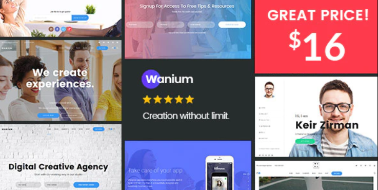 Wanium - A Elegant Multi-Concept Theme