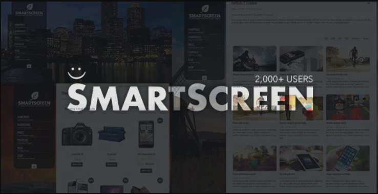 SmartScreen fullscreen responsive WordPress theme