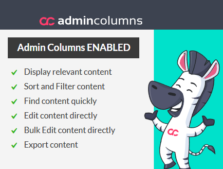 Admin Columns Pro Free Download Gpl Plugins Admin Columns Pro Free Download Gpl Plugins