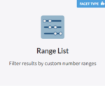 FacetWP Range List