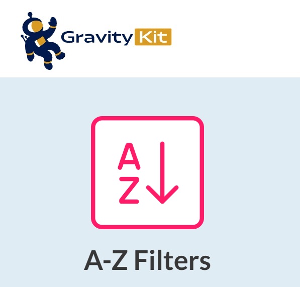 GravityView AZ filters