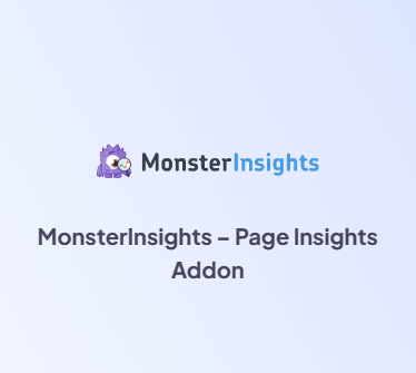 MonsterInsights Page Insights
