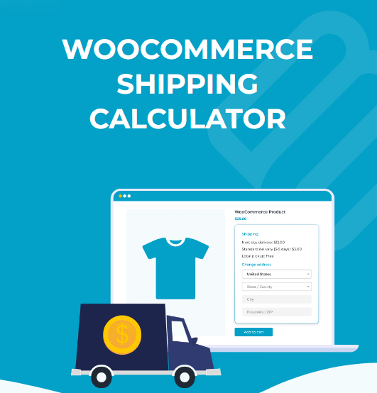 Woocommerce Product Page Shipping Calculator