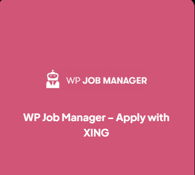 Wp Job Manager Apply With Xing