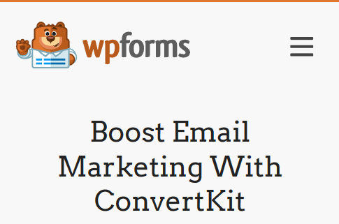 WPForms ConvertKit