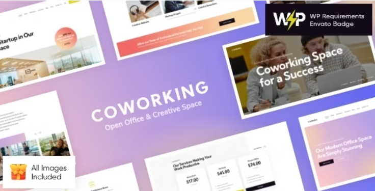 Coworking - Open Office & Creative Space WordPress Theme