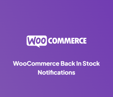 WooCommerce Back In Stock Notifications