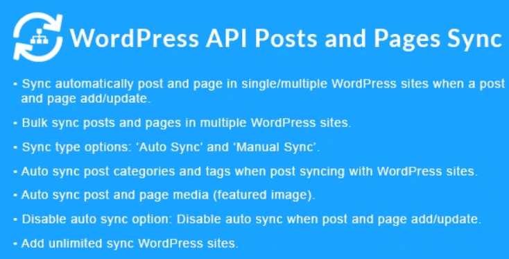 WordPress API Posts and Pages Sync