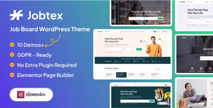 Jobtex Job Board WordPress Theme