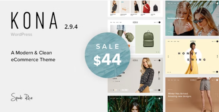Kona Modern & Clean eCommerce WordPress Theme