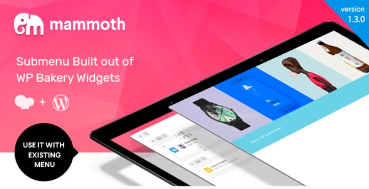 Mammoth Submenu for WPBakery